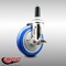 Service Caster 5 Inch 316SS Blue Polyurethane Swivel 1 Inch Expanding Stem Caster Brake SCC-SS316EX20S514-PPUB-BLUE-TLB-1 - alternate 3